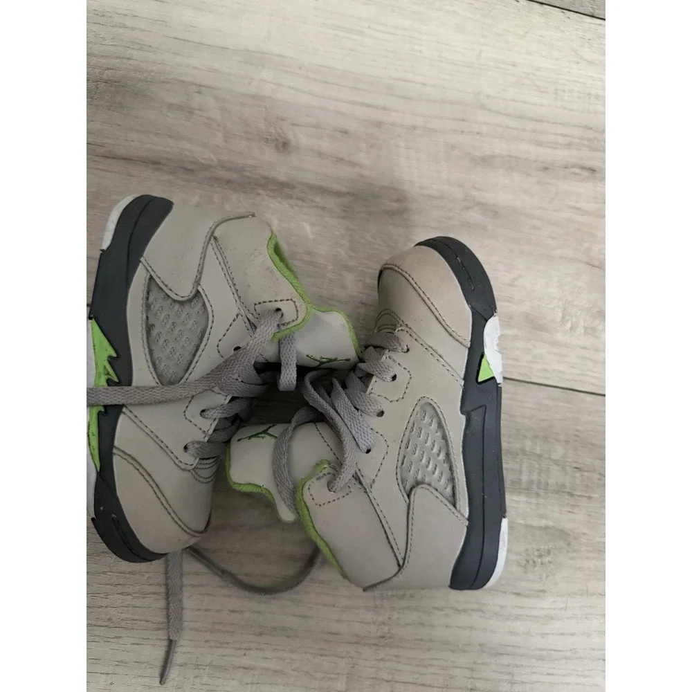 Jordan 5 Green‎ Bean Toddler Size 6c DQ3736-003 Air Jordan Retro Baby Infant